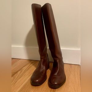 Leather / Suede Brown Knee High Boots 7.5W 🫶🏻